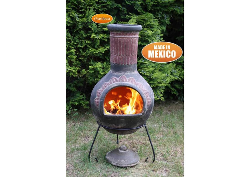 Extra Large Mexican Chimenea - Green - Plumas Range