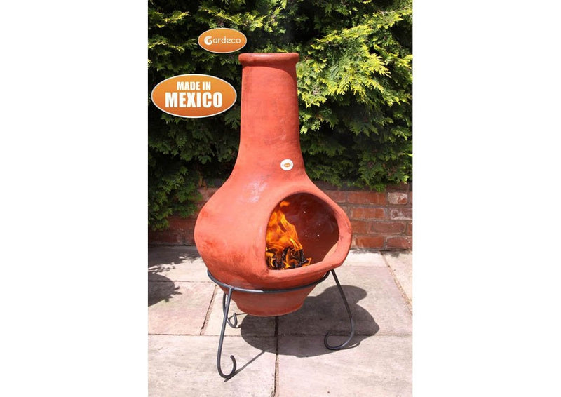 Jumbo Mexican Chimenea - Brown - Tibor Range