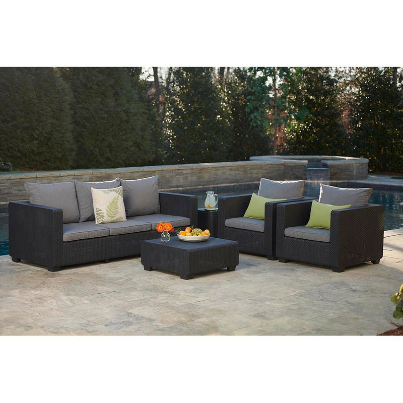 Keter Salta 5 Seat Sofa Set - Grey