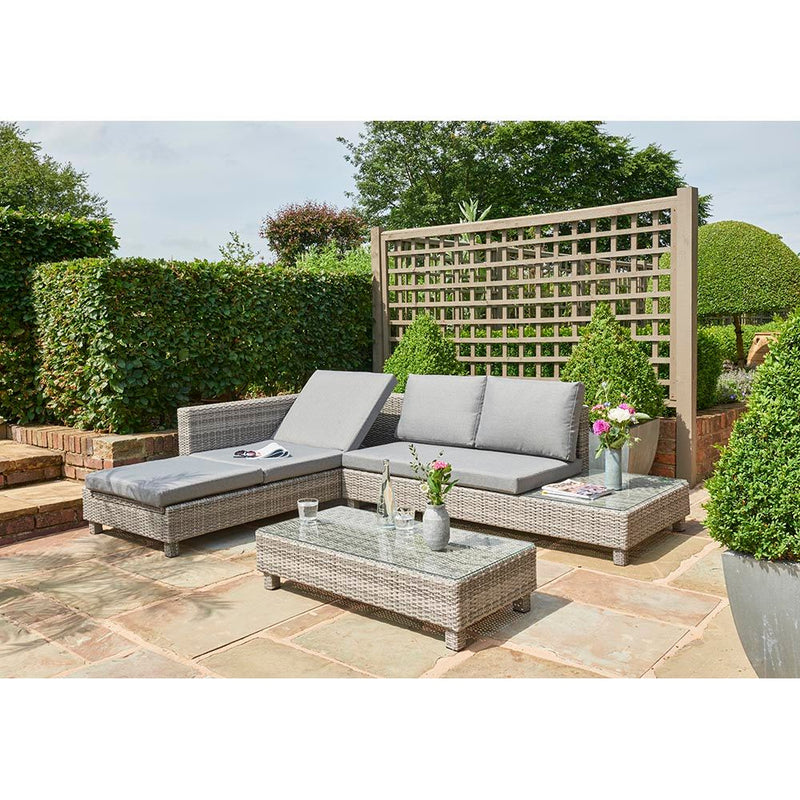 Norfolk Leisure Bahama 5 Seat Rattan Lounge Set - Grey